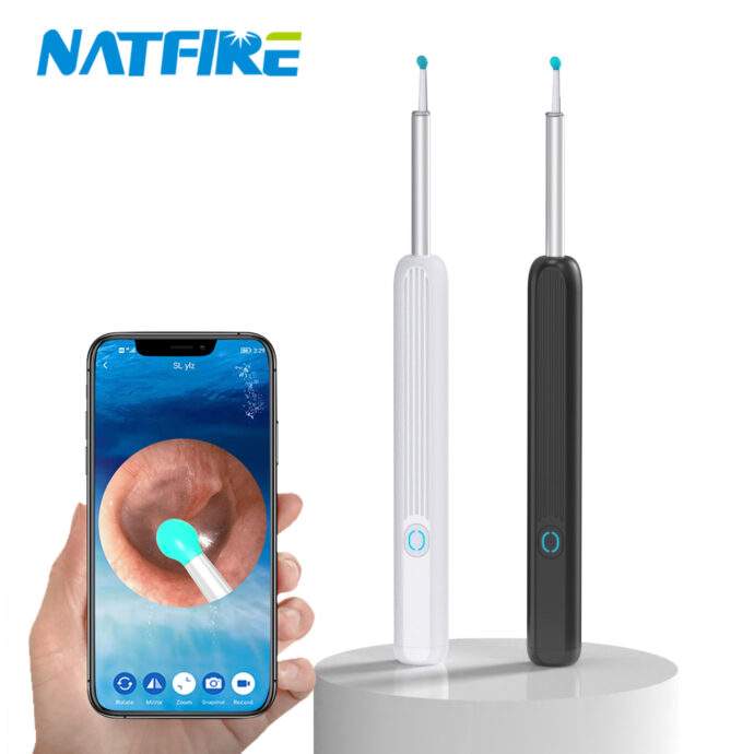 ⁦Kit de nettoyage des oreilles intelligents sans fil avec caméra et lumière LED NE3⁩ - الصورة ⁦5⁩