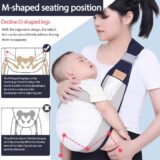 Écharpe à double usage pour nouveau-né 0-36M en tissu maillé