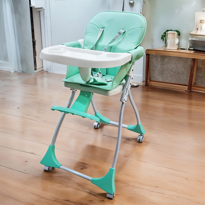 ⁦Chaise Haute pour Bébé Pliable et Portable – كرسي أطفال متحرك⁩ - الصورة ⁦9⁩