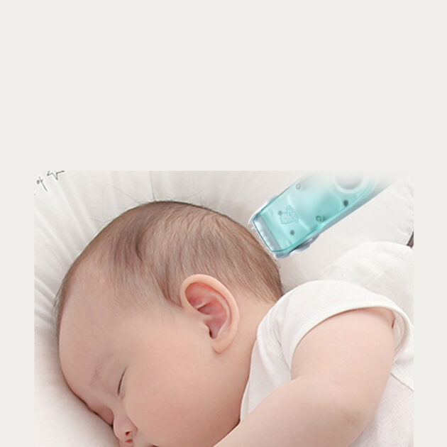 Tondeuse à cheveux à aspiration automatique pour bébé avec affichage numérique ultra-silencieuse