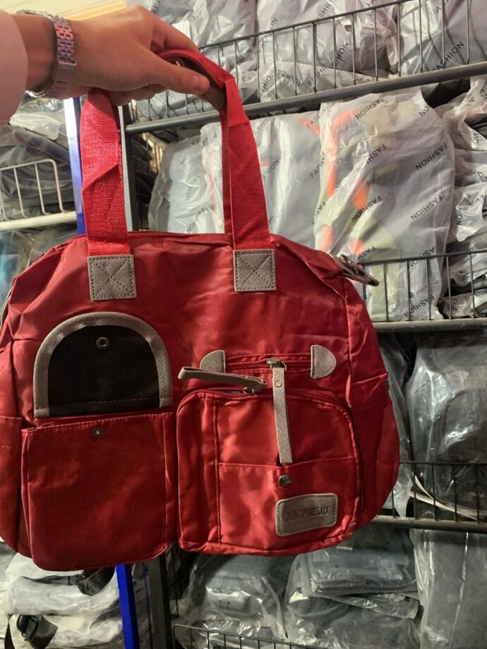 ⁦Sac à main femmes élégant multi-poches nylon imperméable⁩ - الصورة ⁦4⁩