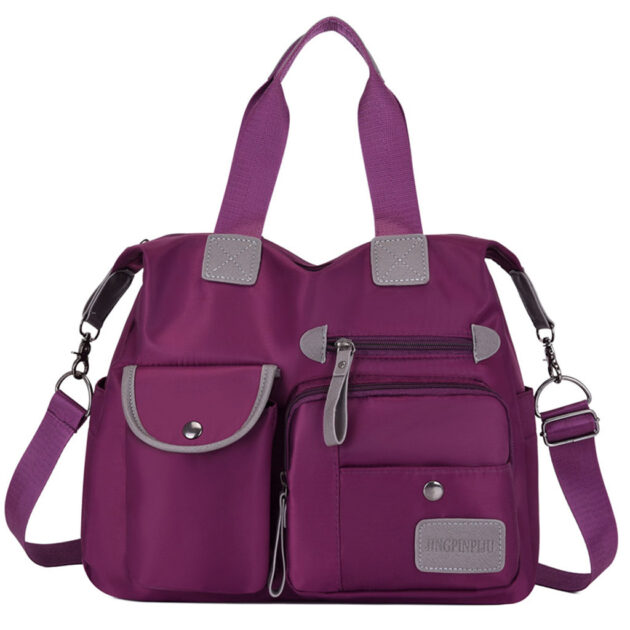 Sac à main femmes élégant multi-poches nylon imperméable