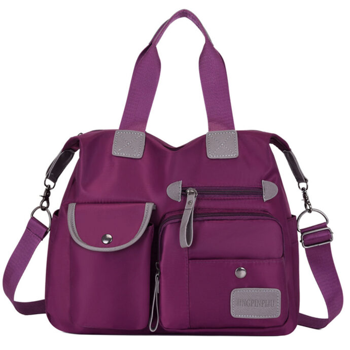 Sac à main femmes élégant multi-poches nylon imperméable
