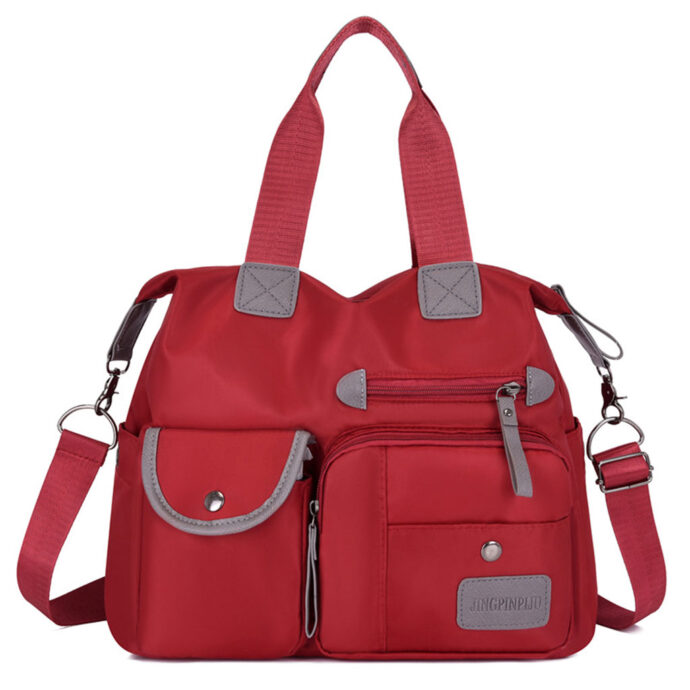 ⁦Sac à main femmes élégant multi-poches nylon imperméable⁩ - الصورة ⁦7⁩