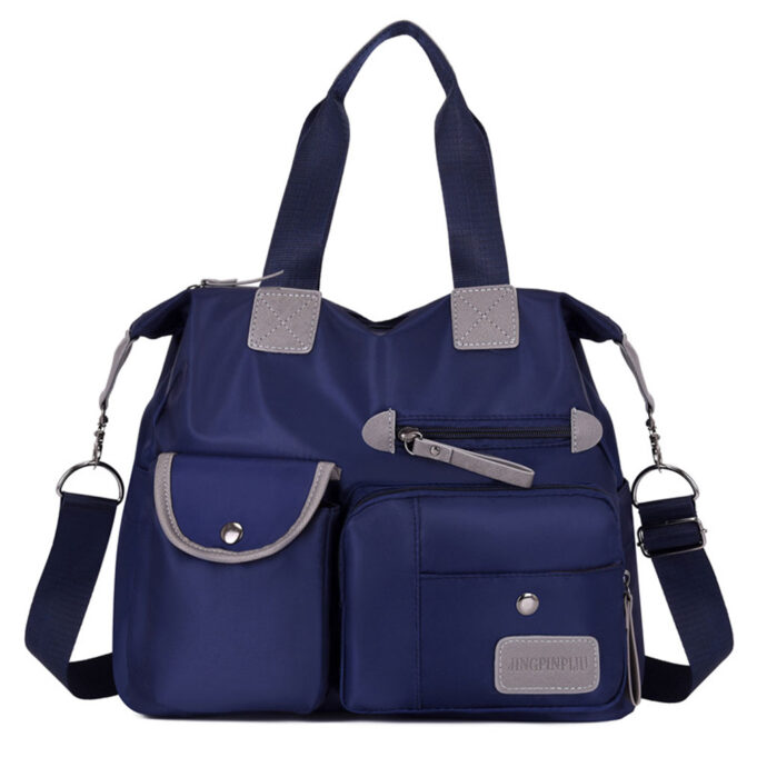 ⁦Sac à main femmes élégant multi-poches nylon imperméable⁩ - الصورة ⁦8⁩