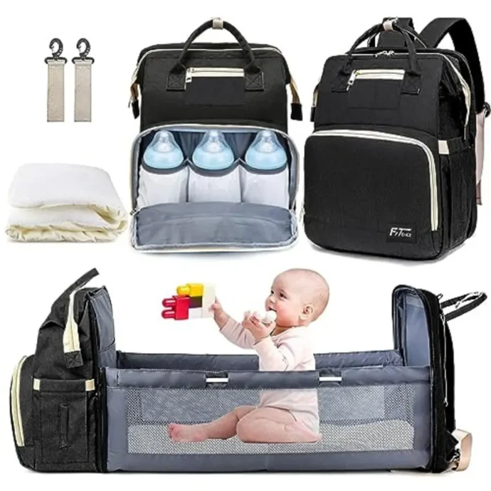 ⁦Sac à dos et landau pour bébé pliable 3in1⁩ - الصورة ⁦18⁩