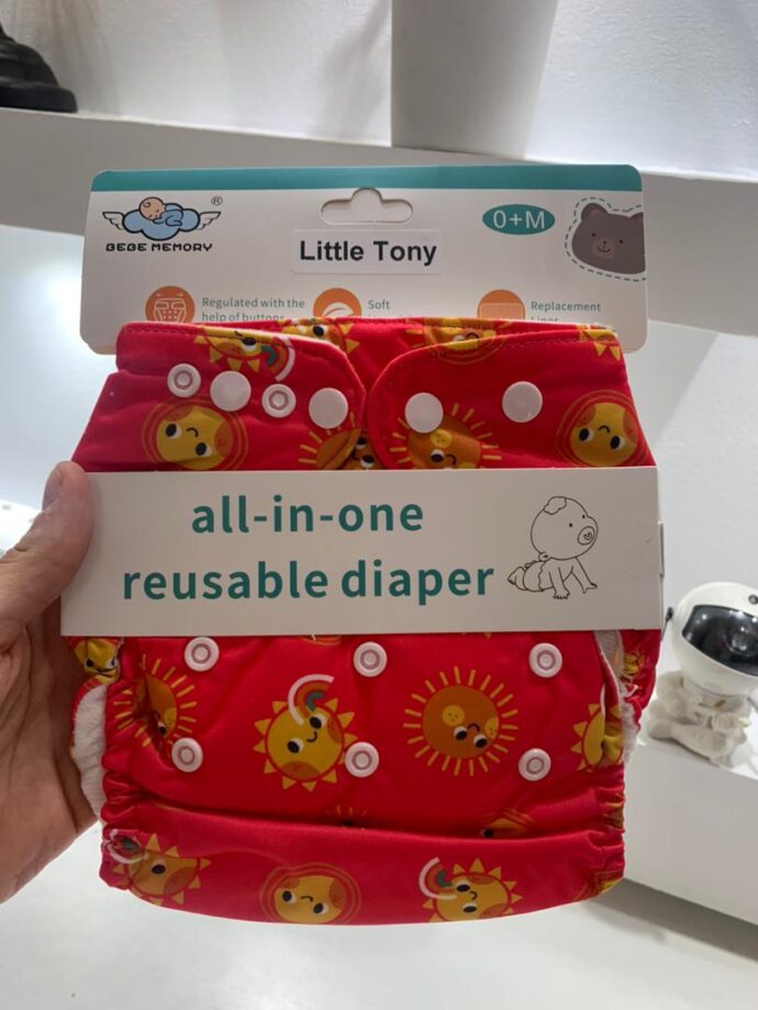 ⁦Couche bébé lavable et réutilisable pour Plage et Piscine – حفاضة الرضيع للمسبح⁩ - الصورة ⁦5⁩